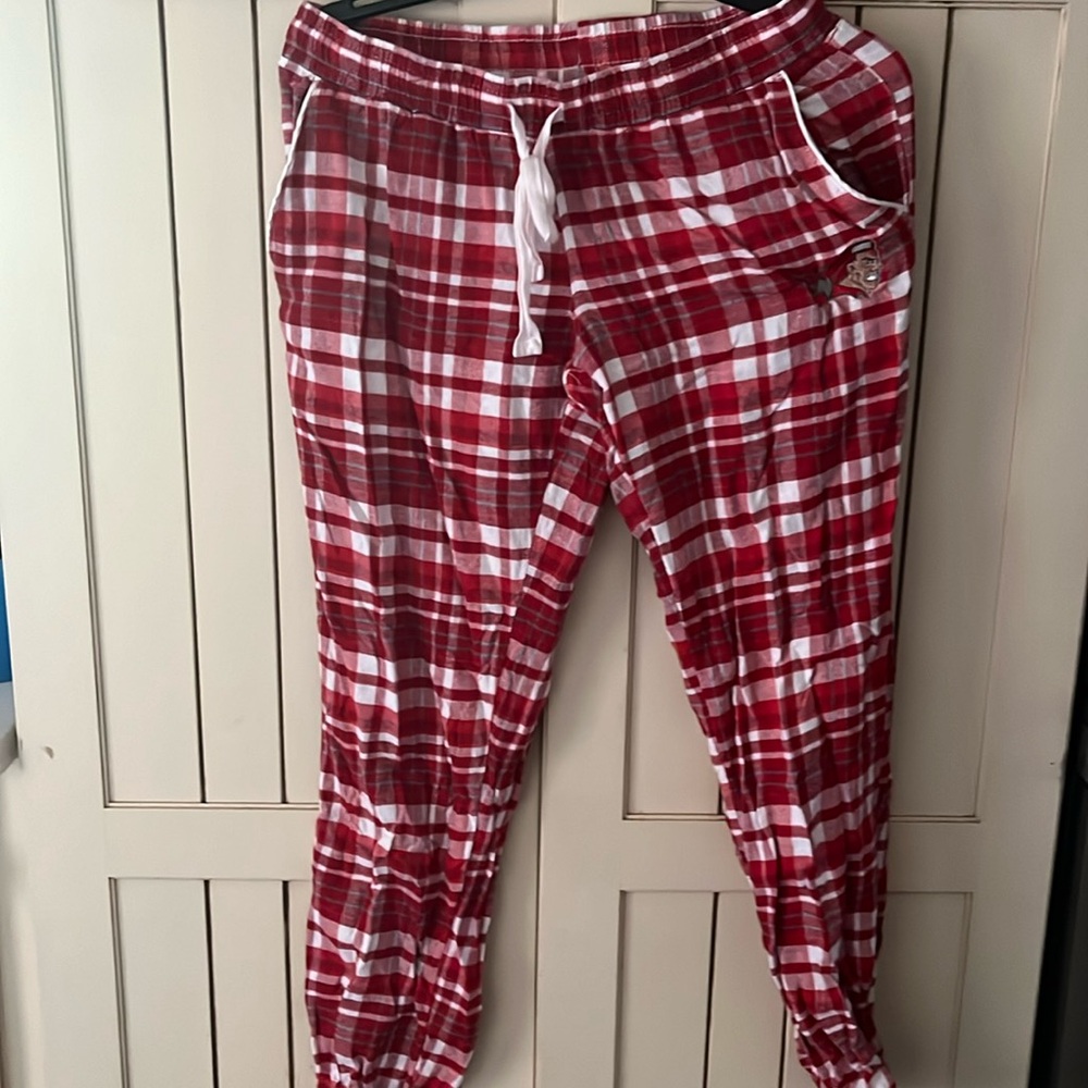 Like new Sacred Heart soft plaid flannel bottoms